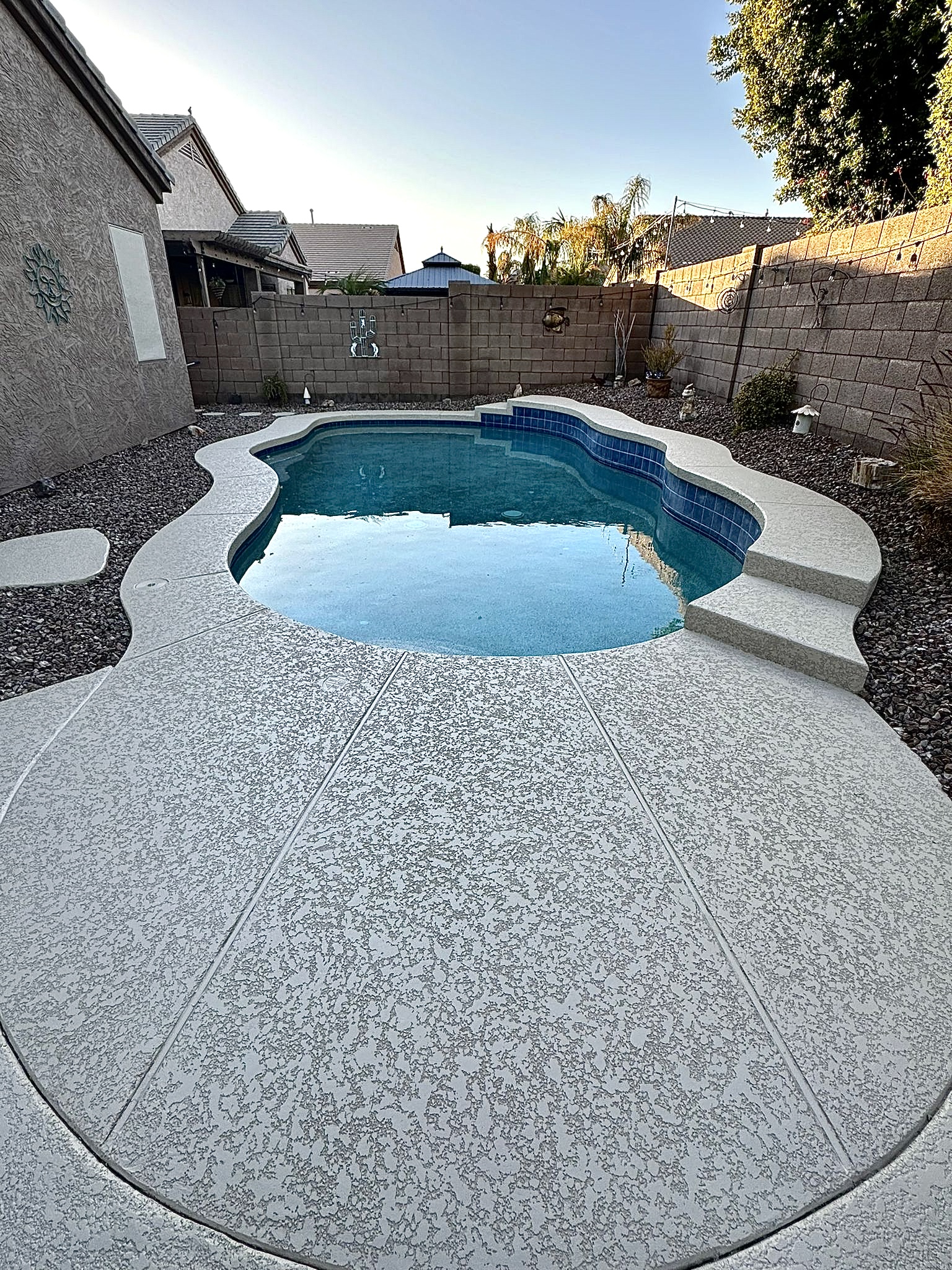 Pool deck background